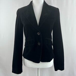 Velvet Black Tailored Blazer – Small